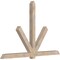 Ekena Millwork Kennewick Smooth Timber Gable Bracket, Douglas Fir, 108"W x 72"H x 5 1/2"D x 5 1/2"F, 16/12 Pitch GBW108X72X0606KEN00SDF - alternate 2